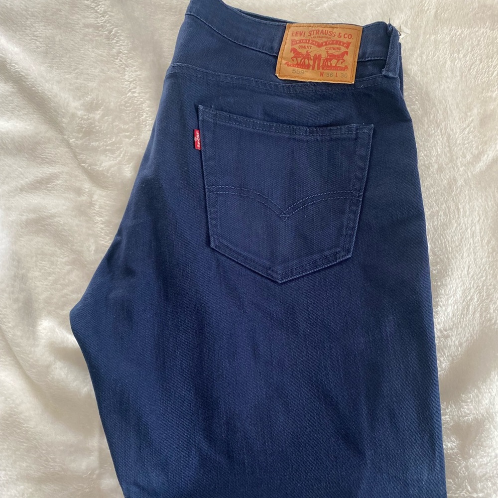 Solid Navy Blue